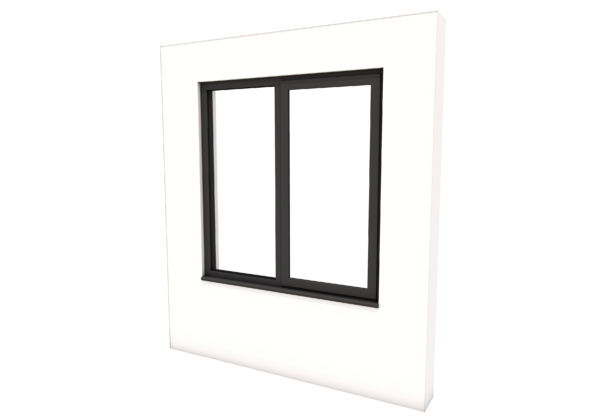 Smart Alitherm 300 Window - 1200 x 1200 mm - Left Fixed