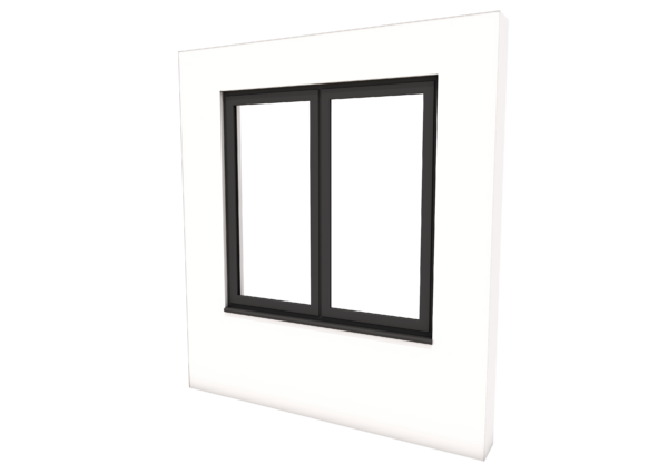Smart Alitherm 300 Window - 1200 x 1200 mm - Both Opening