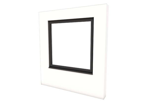 Smart Alitherm 300 Window - 600 x 1200 mm - Top Hinge