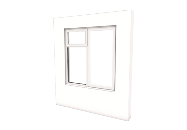 Smart Alitherm 300 Window - 1200 x 1200 mm - Left Bottom Fixed