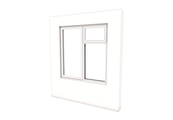 Smart Alitherm 300 Window - 1200 x 1200 mm - Right Bottom Fixed