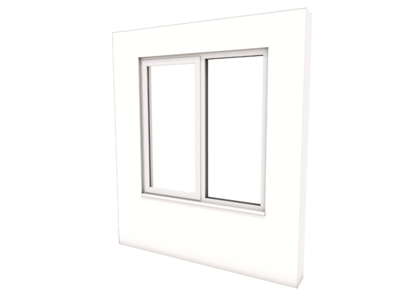 Smart Alitherm 300 Window - 1200 x 1200 mm - Right Fixed