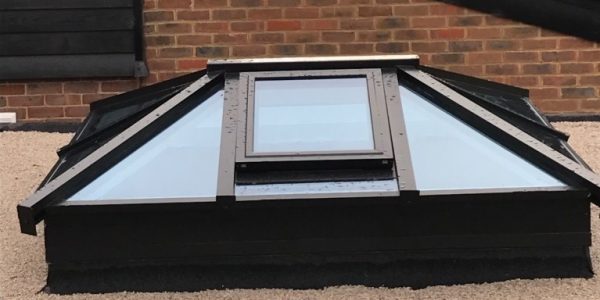 Our skylights installed along with bi-fold doors by Kent customer.