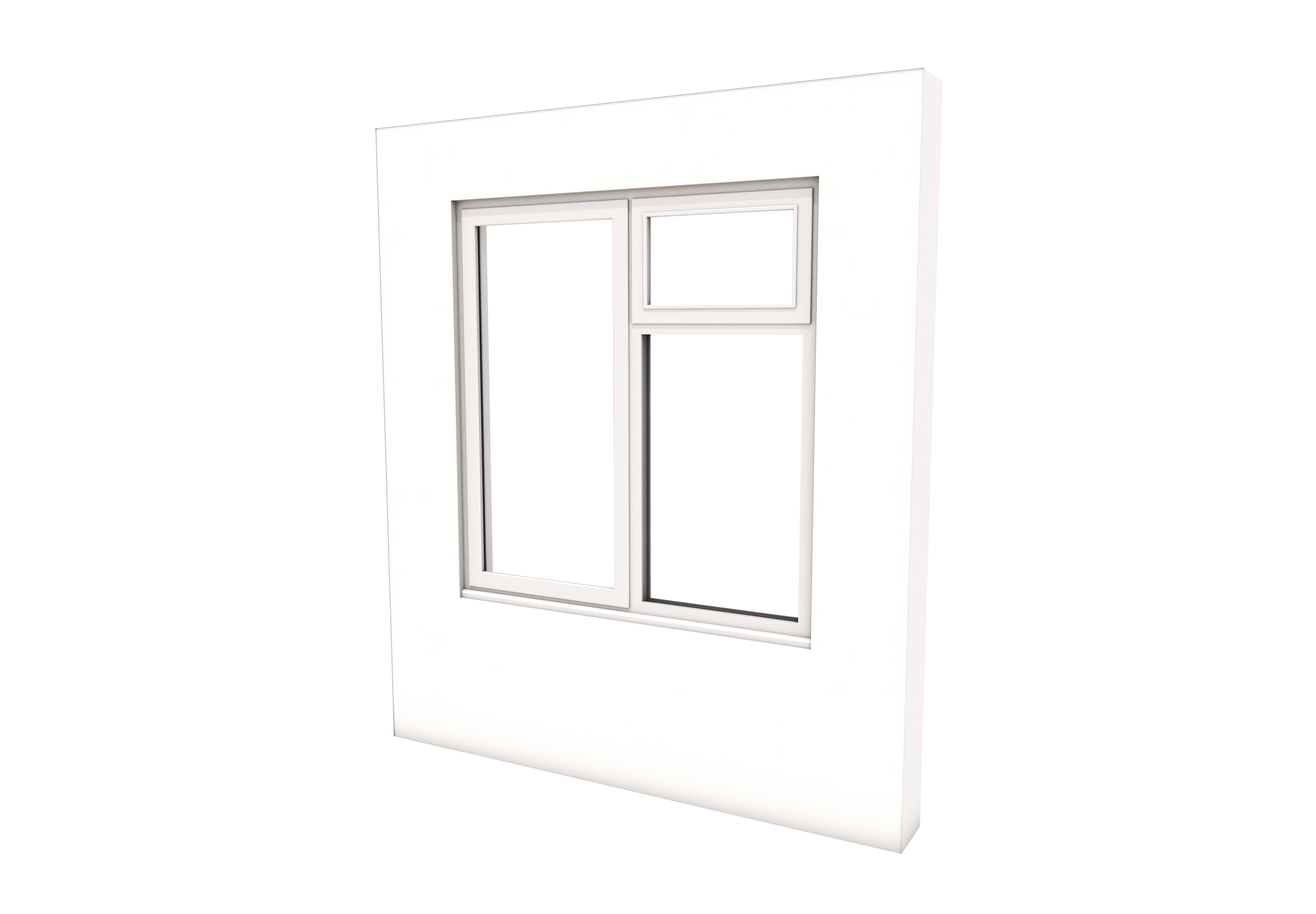 Smart Alitherm 300 Window - 1200 x 1200 mm - Right Bottom Fixed